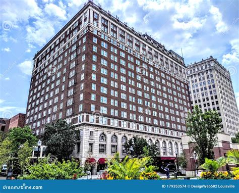 Historic Hotel In Louisville Kentucky Brown Hotel Editorial Stock Image