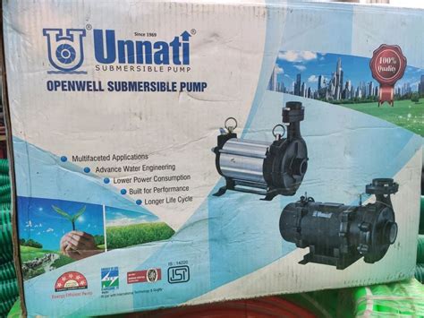 Single Phase Horizontal Unnati Openwell Submersible Pump Power 1 Hp