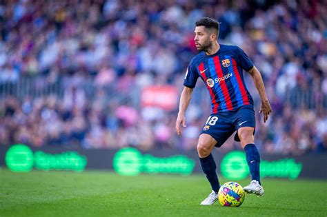 Jordi Alba Makes 300th Liga Appearance For FC Barcelona