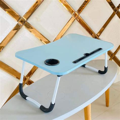 Table De Lit Pliable Multifonction Bleu Shopingo Tn