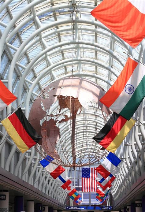 Chicago Ohare International Airport Stock Image Image Of Structure