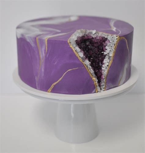 Purple Geode Cake A Photo On Flickriver