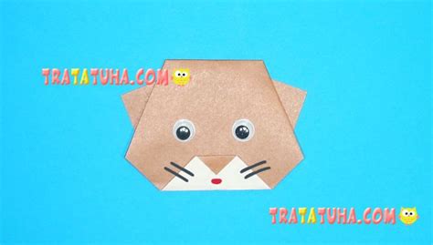 Origami Kitten: Guidance and Diagram for Kids