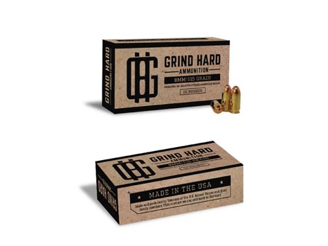 Grind Hard Ammunition by Casey Gaffney on Dribbble