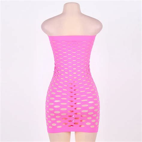 Elasticity Cotton Sexy Lingerie Mesh Doll Dress Erotic Sex Costumes Fishnet Underwear Best