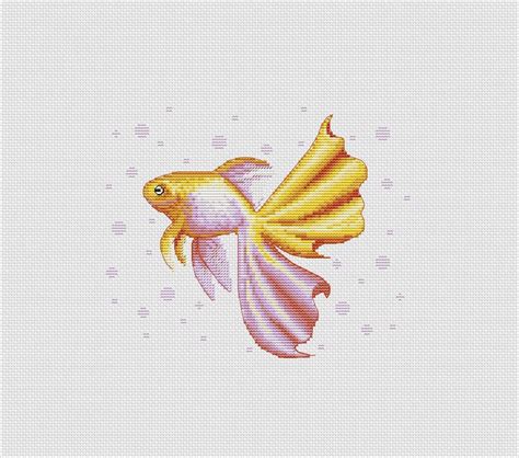 Goldfish Cross Stitch Pattern Etsy