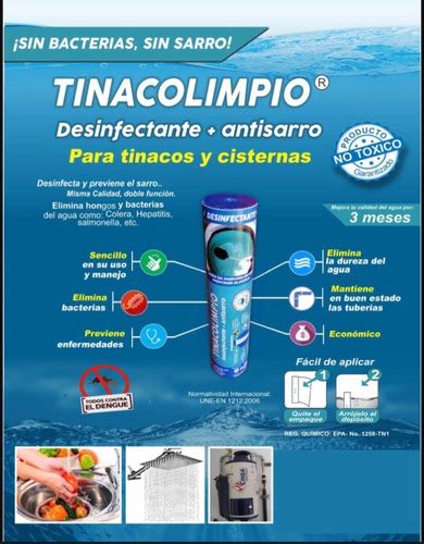 Antisarro Y Desinfectante Tinaco Sistema Duo 450 A 1 100 L Meses