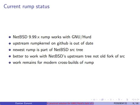 GNU/Hurd Continues Effort To Use NetBSD's Drivers For Better Hardware ...