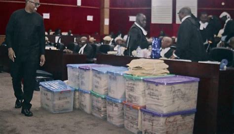 Breaking Uproar At Presidential Election Petition Tribunal As Inec