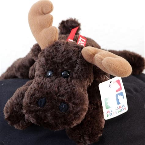 Cute Alaskan Moose Plush Stuffed Toy