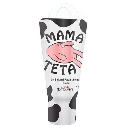 Mama Teta Gel Beijável para os Seios 15g Hot Flowers