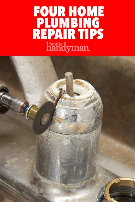 Four Home Plumbing Repair Tips Pex Plumbing Plumbing Repair Diy Home