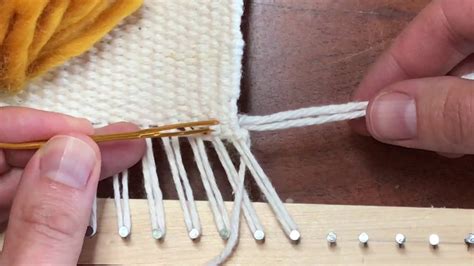 Weaving Tutorial The Hemstitch Youtube