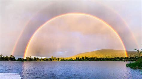 Double rainbows