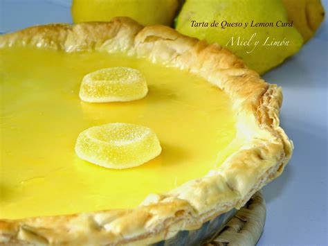 Miel y Limón Recetas TARTA de Queso y Lemon Curd