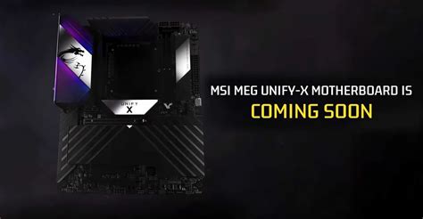 Msi Unveiled The Meg Z Unify X Motherboard But No Official Release