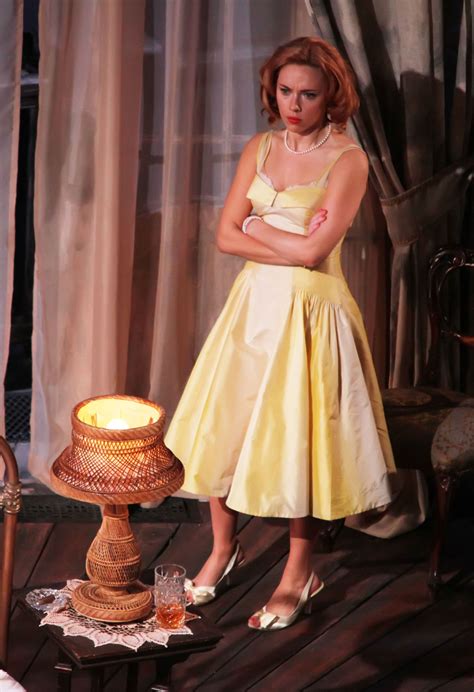 SCARLETT JOHANSSON Makes Her Debut In Cat On A Hot Tin Roof On Broadway