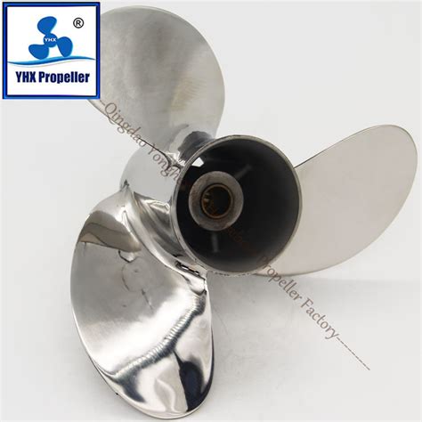 ISO9001 Tohatsu Nissan 3 Blades 11 5 8 11 Stainless Steel Outboard