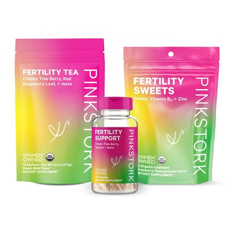 Buy Pink Stork Fertility Bundle Fertility Tea And Fertility