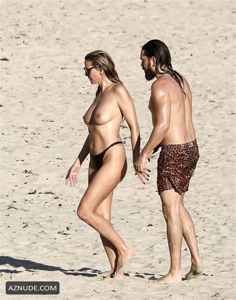 Heidi Klum Sexy And Nude Seen With Tom Kaulitz Kissing And Showing Off