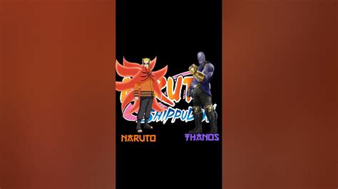 Naruto Vs Thanos Anime Trend Viral Vs Naruto Marvel Youtube