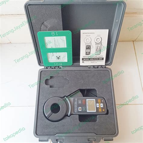 Jual Digital Earth Clamp Tester Kyoritsu Kew 4200 Tang Amper Digital