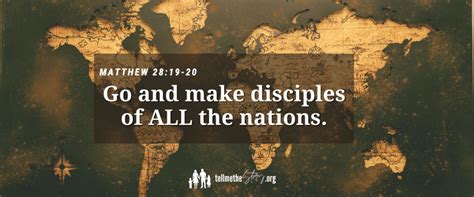 Go And Make Disciples Disciple Matthew 28 19