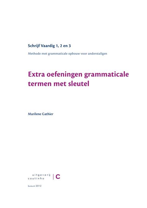 Pdf Extra Oefeningen Grammatica Dokumen Tips