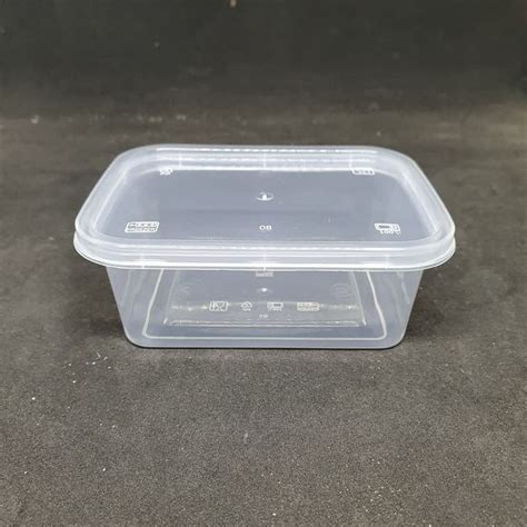 Jual Thinwall 200ml Rectangle Box Food Container Kotak Makan Plastik