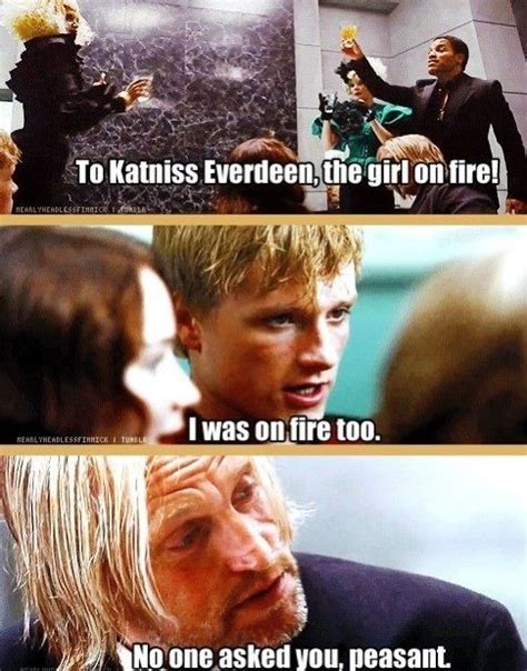 Pin By Hungergamesgal On Hunger Games Humor Hunger Games Quotes Hunger Games Humor Hunger Games