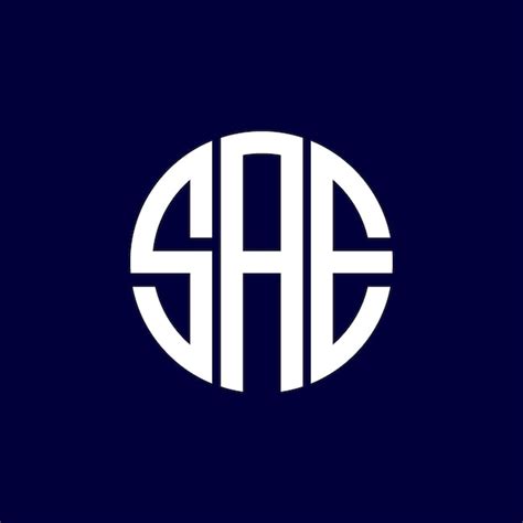 Premium Vector Sae Circle Logo Design