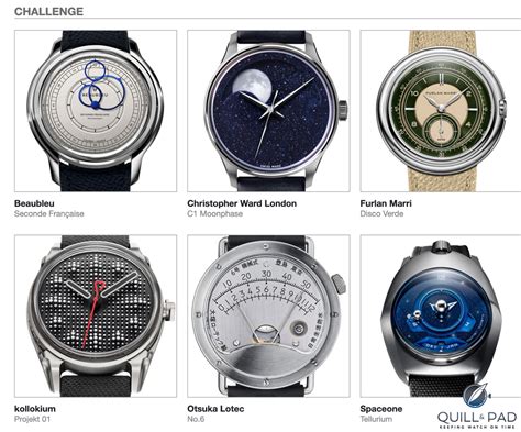 All Finalists In The Grand Prix D Horlogerie De Gen Ve Gphg