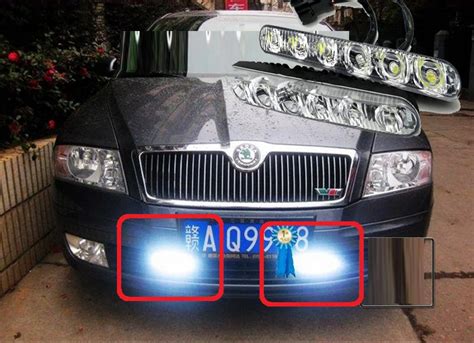 Skoda Octavia Luz Led De Conducci N Diurna Unids Set Alambre De