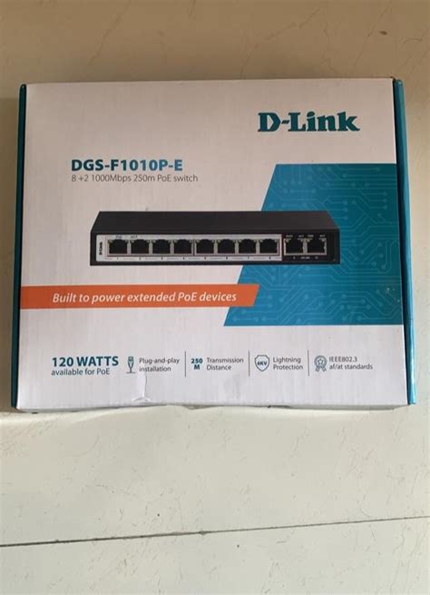 8 Port Poe Switch D Link, LAN Capable, Grey at best price in Ahmedabad ...