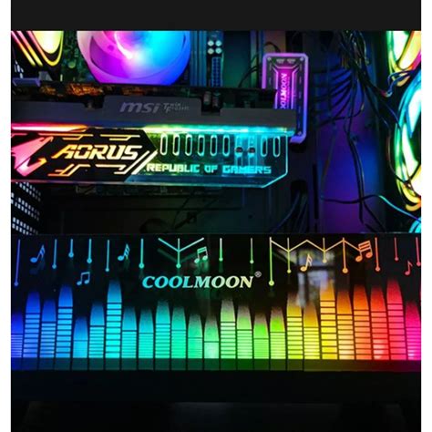 Msi Aorus Rog Coolmoon Light Board Argb Connect Sync To The Hub