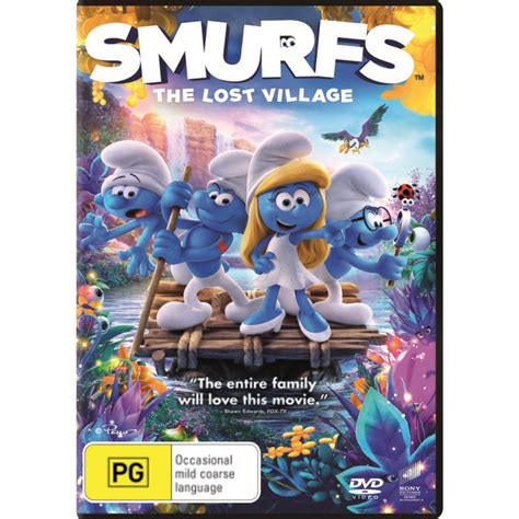 Smurfs The Lost Village DVD BIG W