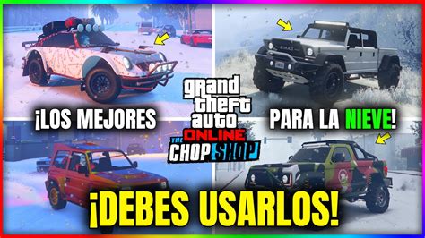 GTA 5 Online 10 MEJORES VEHICULOS Que DEBES USAR En LA NIEVE TOP