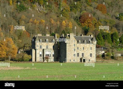 Castle Menzies home of the Clan Menzies outside Aberfeldy in Perthshire ...