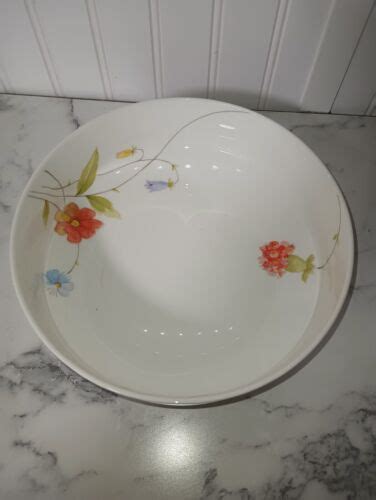 Mikasa Just Flowers 9 Round Bone China Serving Bowl A4 182 Naruri