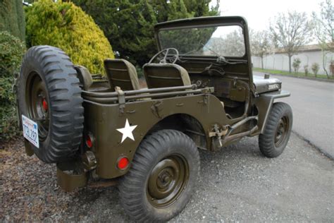 1952 WILLYS M38 MC MILITARY ARMY JEEP LIKE MB FORD GPW KOREAN WAR For Sale