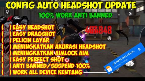 Cheat Aim Brutal Update Config Auto Headshot Ff Anti Banned