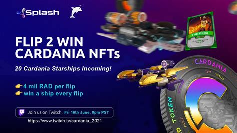 Splash On Twitter Calling All Cardaniahq Explorers☄️🚀👾 Were Doing A Live Flip 2 Win On Our