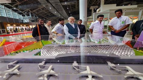 Pm Modi Inaugurates New Terminal Building Of Tiruchirappalli Airport