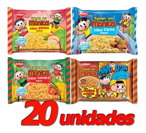 Nissin Miojo Turma Da Monica Galinha Suave 20 Unidades Parcelamento