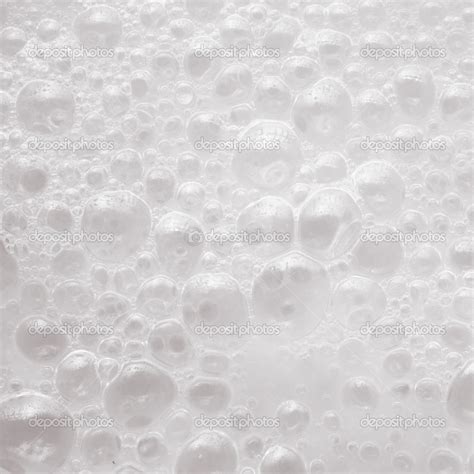 White Foam With Air Bubbles Background Texture Macro Stock Photo By