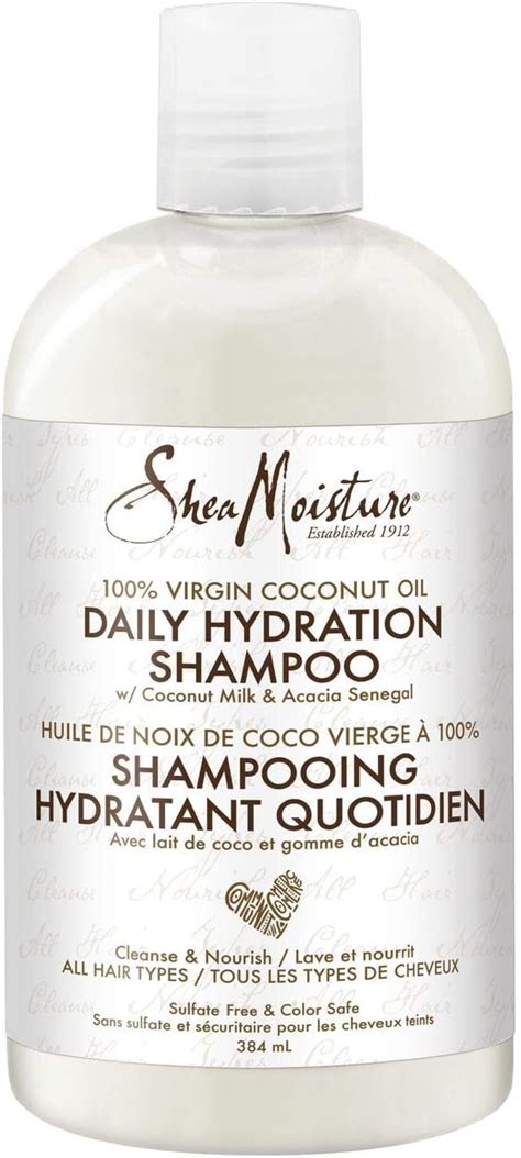 Shea Moisture 100 Virgin Coconut Oil Daily Hydration Shampoo 384ml Beauty