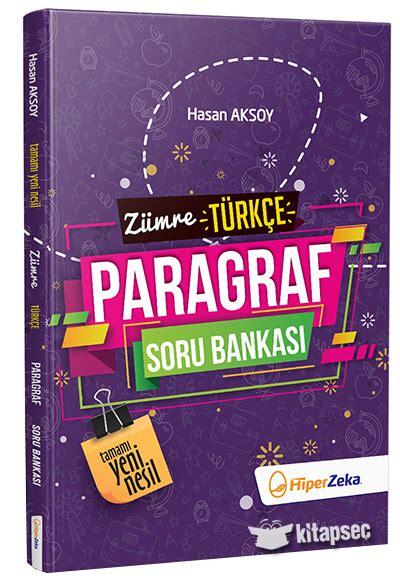 8 Sınıf Zümre Paragraf Soru Bankası Hiper Zeka Yayınları 9786257100588