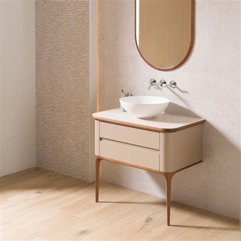 Buy Liem Suspended Vanity Cabinet 82cm Sandwalnut Bathroom Furniture