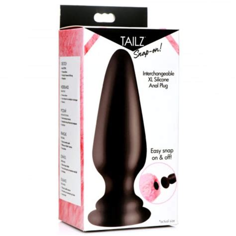 Tz Snap On Interchangeable Xl Silicone Anal Plug Lovestore