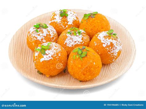 Indian Sweet Motichoor Laddu Stock Image Image Of Laddoo Food